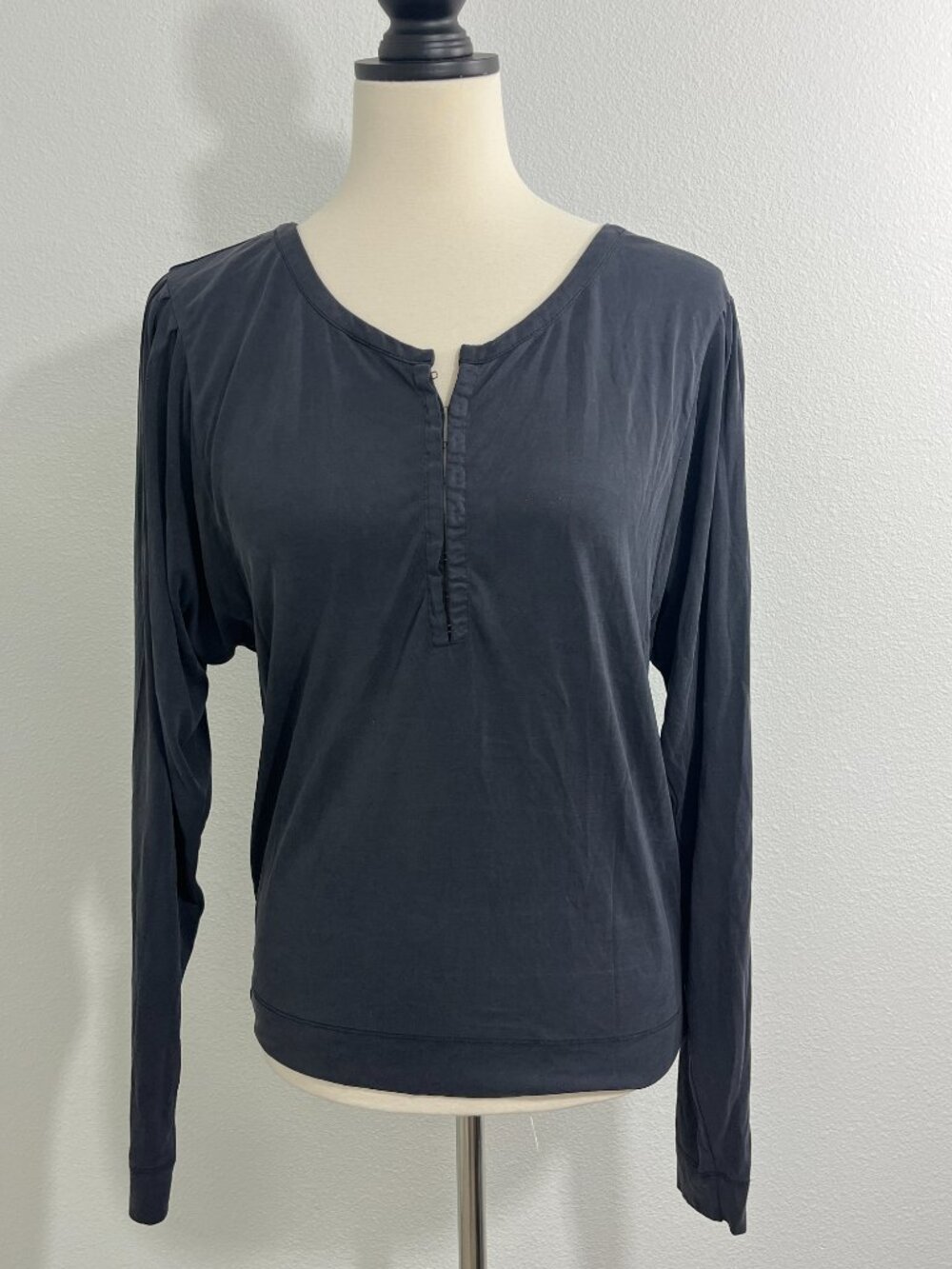 We the Free XS Navy Blue Sparkle Long-Sleeve Top
